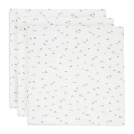 3 langes gaze de coton on the go