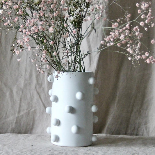 Vase Flow | Boule blanc