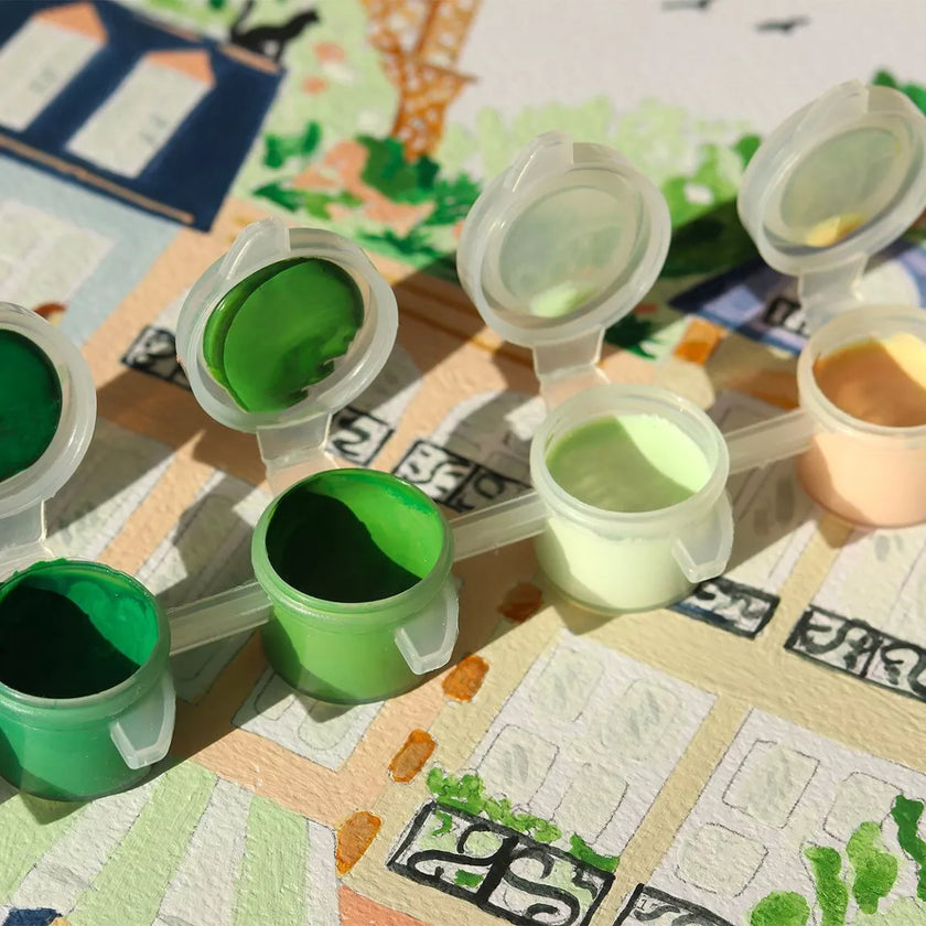 Kit de peinture au numéro | Villes