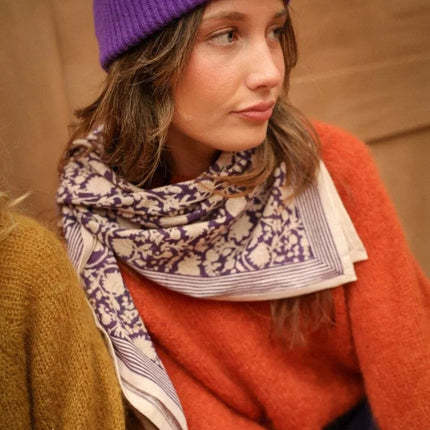 Grand Foulard | Anjali Purple