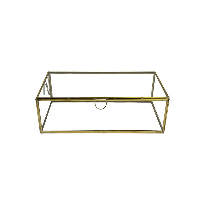 Boite à Bijoux | Rectangle Brass