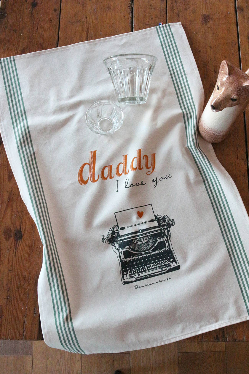 Torchon de cuisine XXL - 100% coton - serigraphie originale