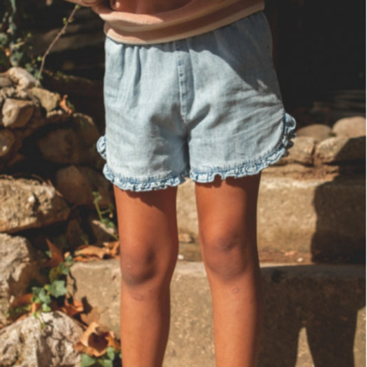 Short Paola | Denim Bleach