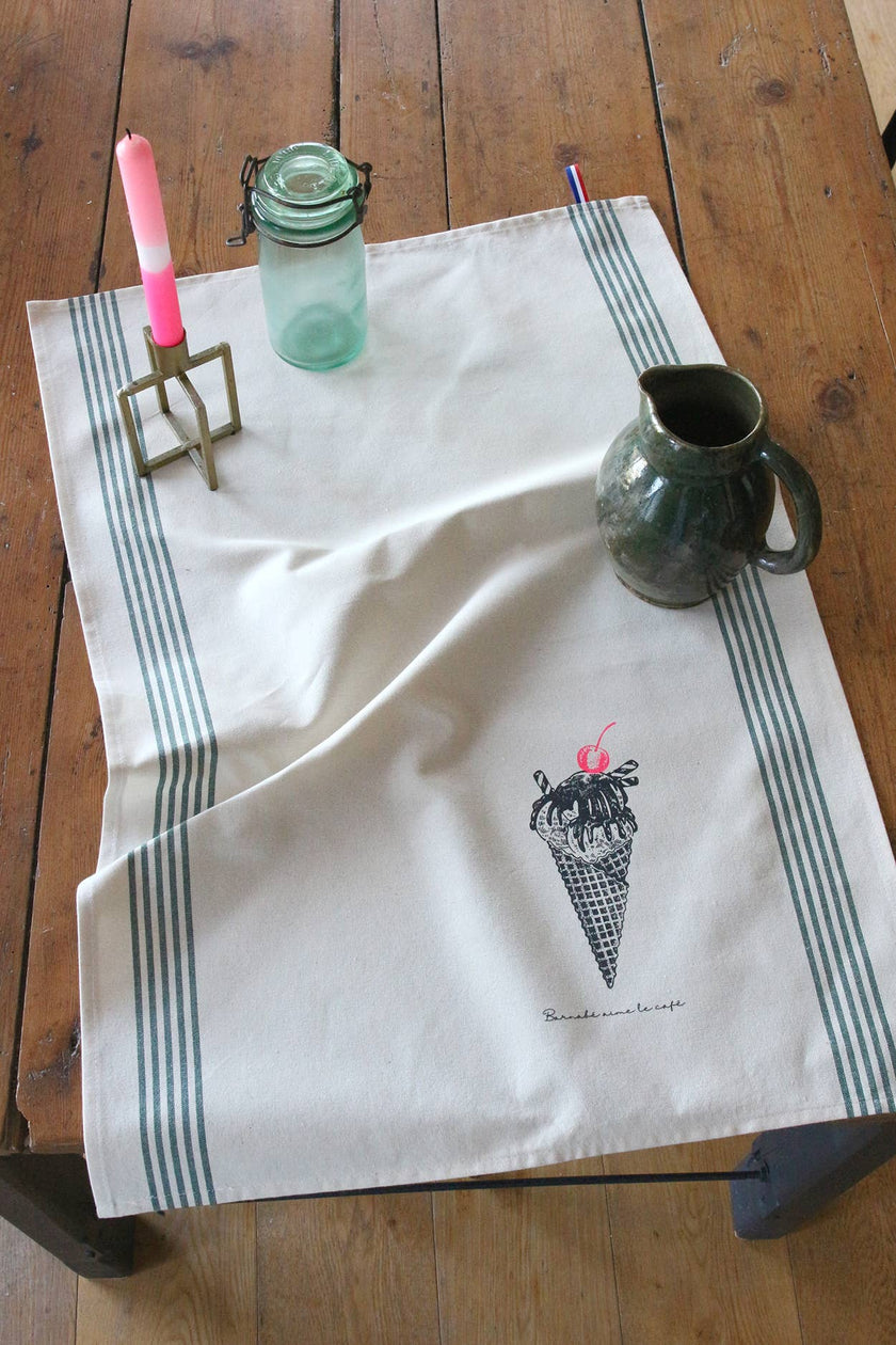 Torchon de cuisine XXL - 100% coton - serigraphie originale