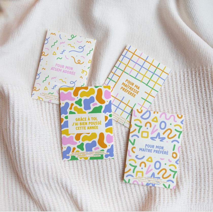 Maitresse préférée | Sachets de graines de cosmos