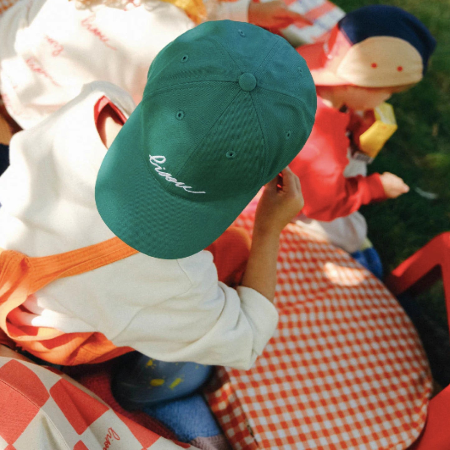 Casquette Bisous | Verte