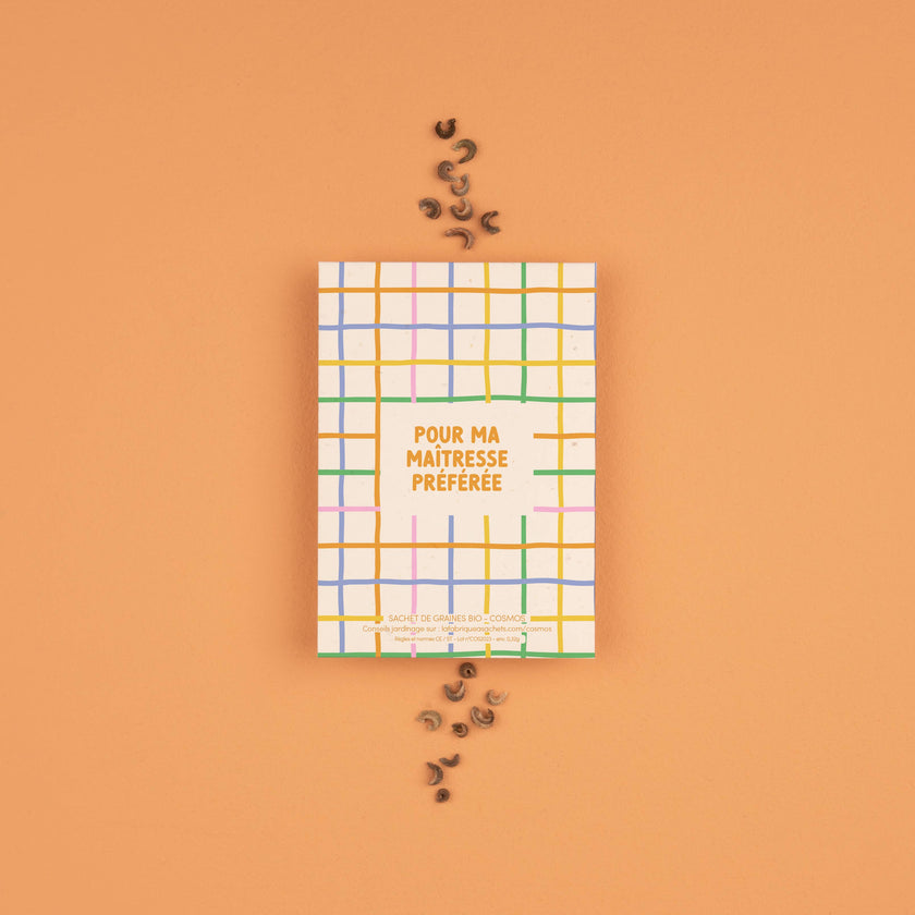 Maitresse préférée | Sachets de graines de cosmos