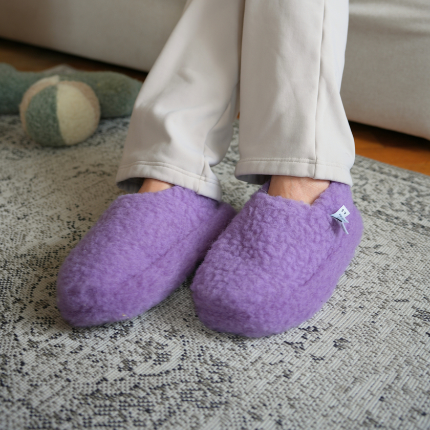 Nuages Chaussons Lila