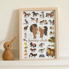Mini poster + stickers | 3-8 ans