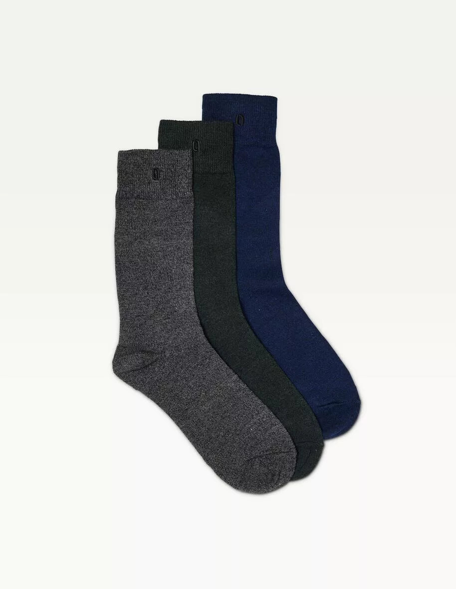 Pack de 3 chaussettes chiné | Homme