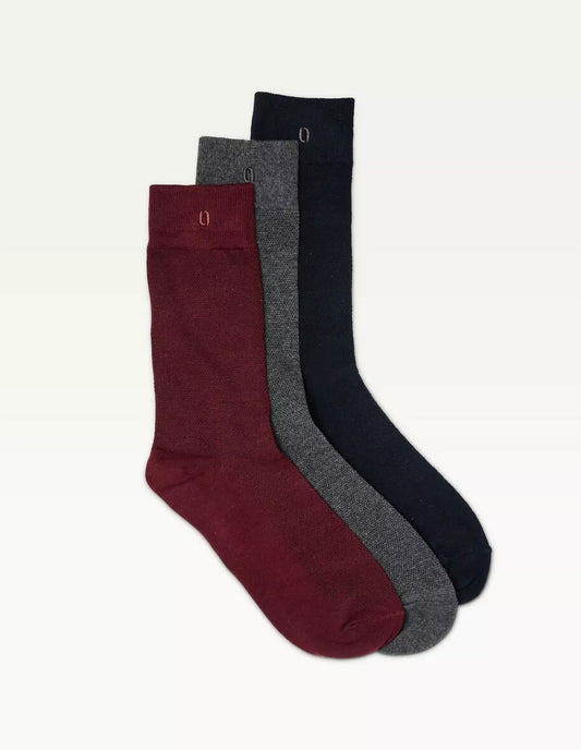 Pack de 3 chaussettes gaufré | Homme