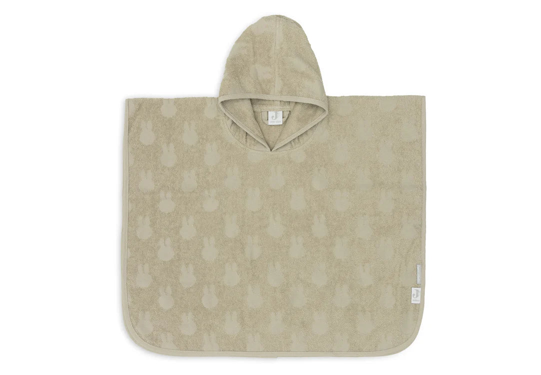 Poncho de Bain | Eponge Miffy Jacquard | Olive Green