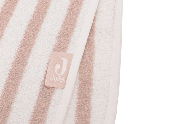 Poncho de Bain | Eponge Stripe Wild Rose