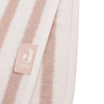 Poncho de Bain | Eponge Stripe Wild Rose
