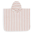Poncho de Bain | Eponge Stripe Wild Rose