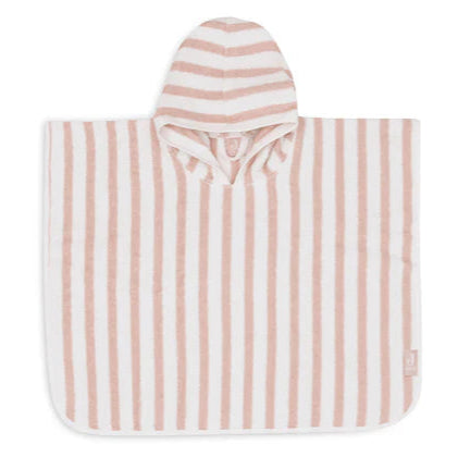 Poncho de Bain | Eponge Stripe Wild Rose