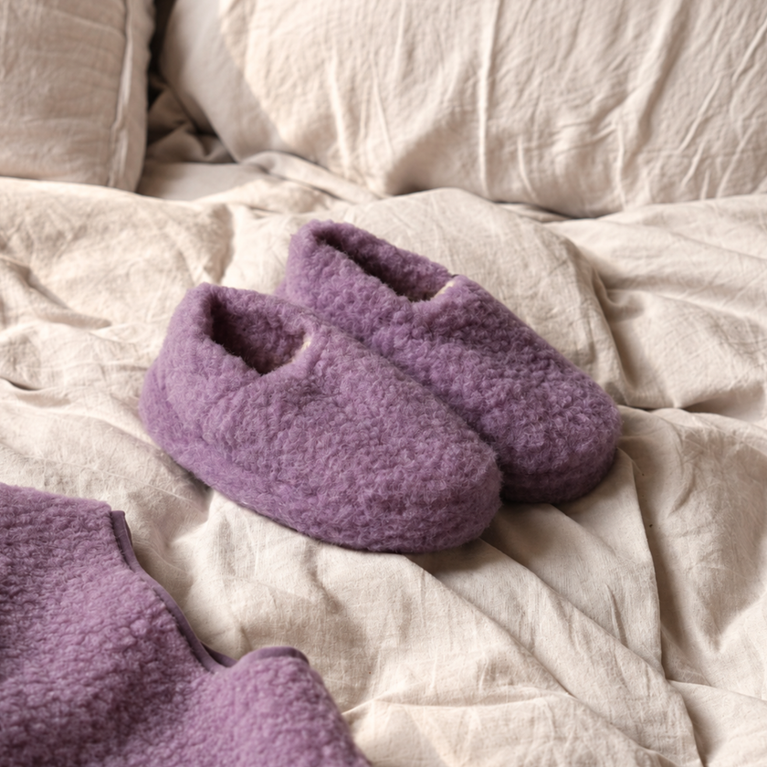 Nuages Chaussons Lila