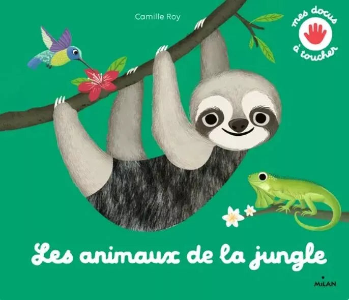 Livre à toucher | Les animaux de la jungle