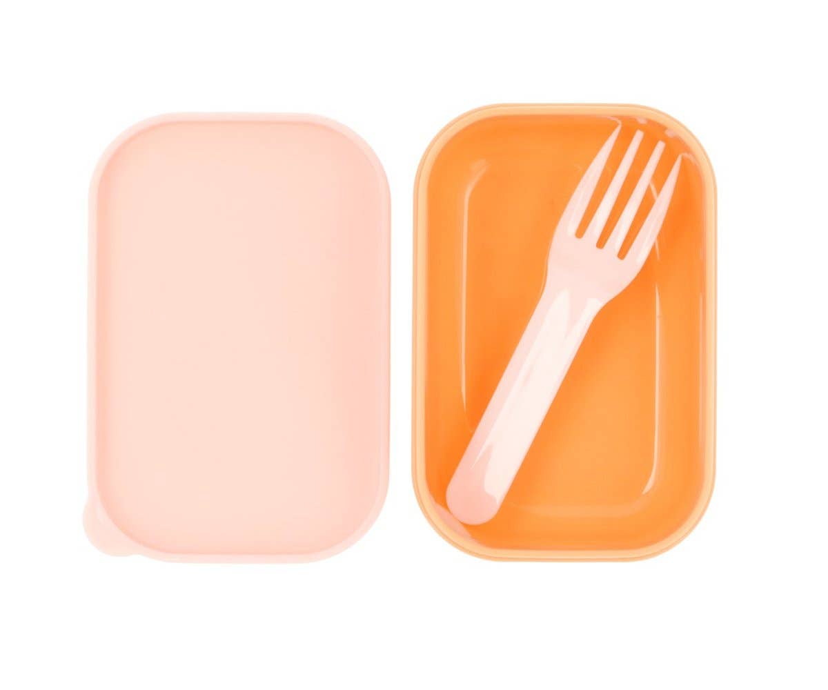 Boîte à Lunch École Enfant Bento Rayures Rose