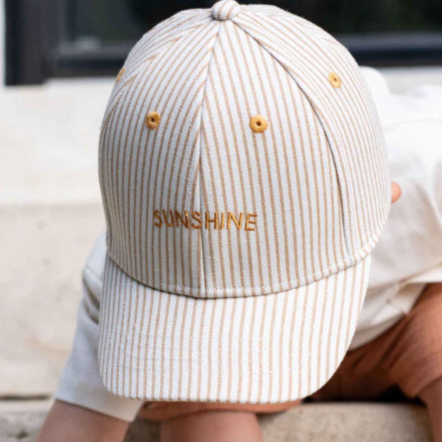 Casquette | Sunshine rayures Ocre