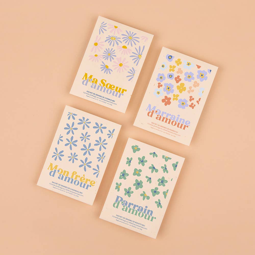 Marraine d'amour | Sachet de graines de Pensées