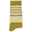 Chaussettes ESCUYER - 5 STRIPES - gold/ecru