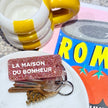 LA MAISON DU BONHEUR Porte-clés à paillettes Plus de Love