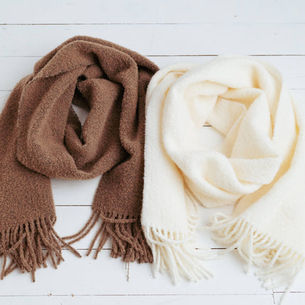 Écharpe en laine Boucle
