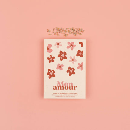 Mon Amour - Sachet de graines de Coquelicot