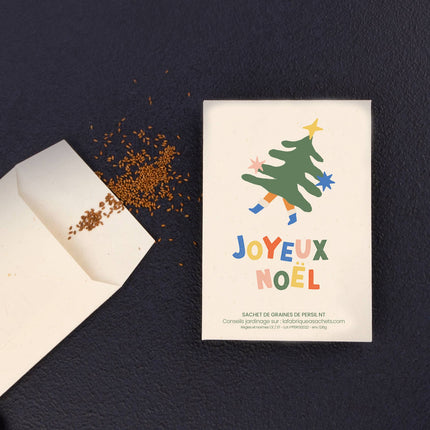 Joyeux Noël - Sachet de graines de Persil