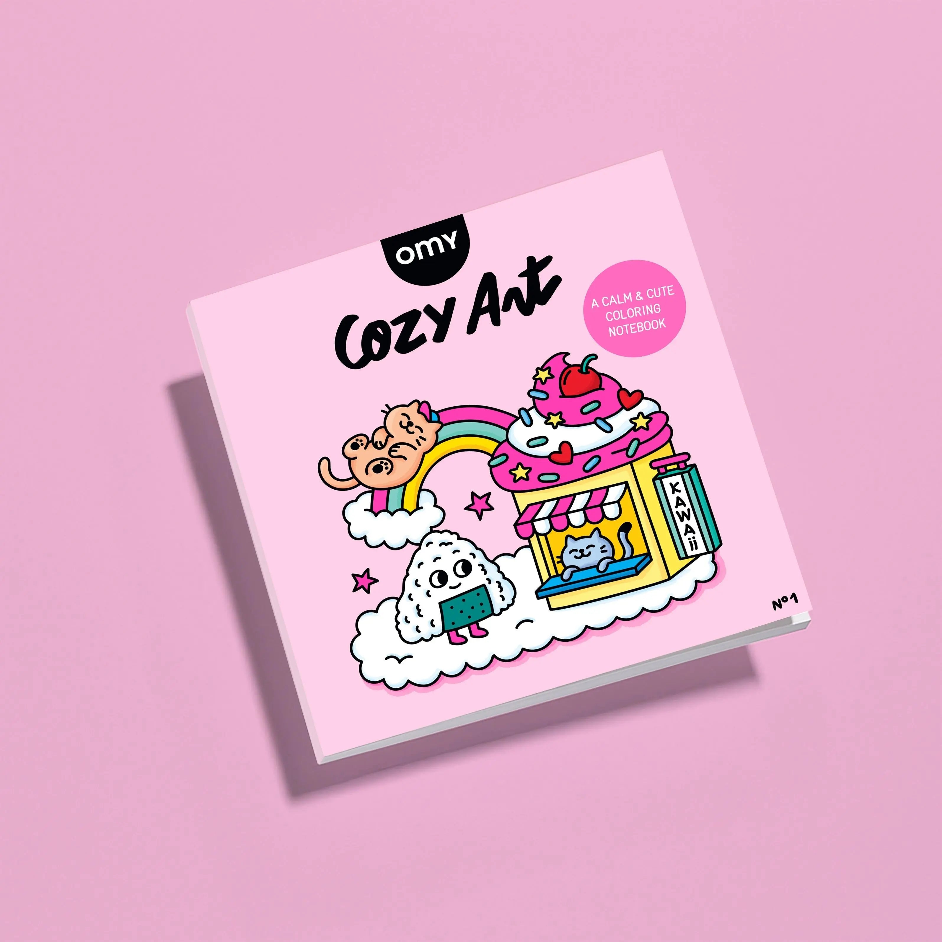COZY ART : UN CAHIER DE COLORIAGE MIGNON ET APAISANT