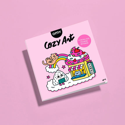 COZY ART : UN CAHIER DE COLORIAGE MIGNON ET APAISANT
