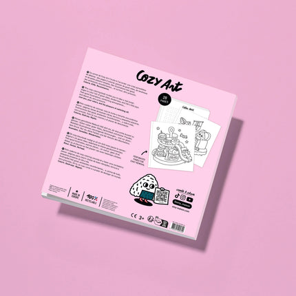 COZY ART : UN CAHIER DE COLORIAGE MIGNON ET APAISANT