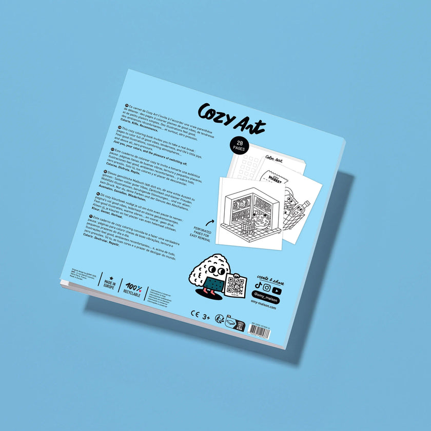 Carnet de coloriage Supermarché – 32 pages détachables