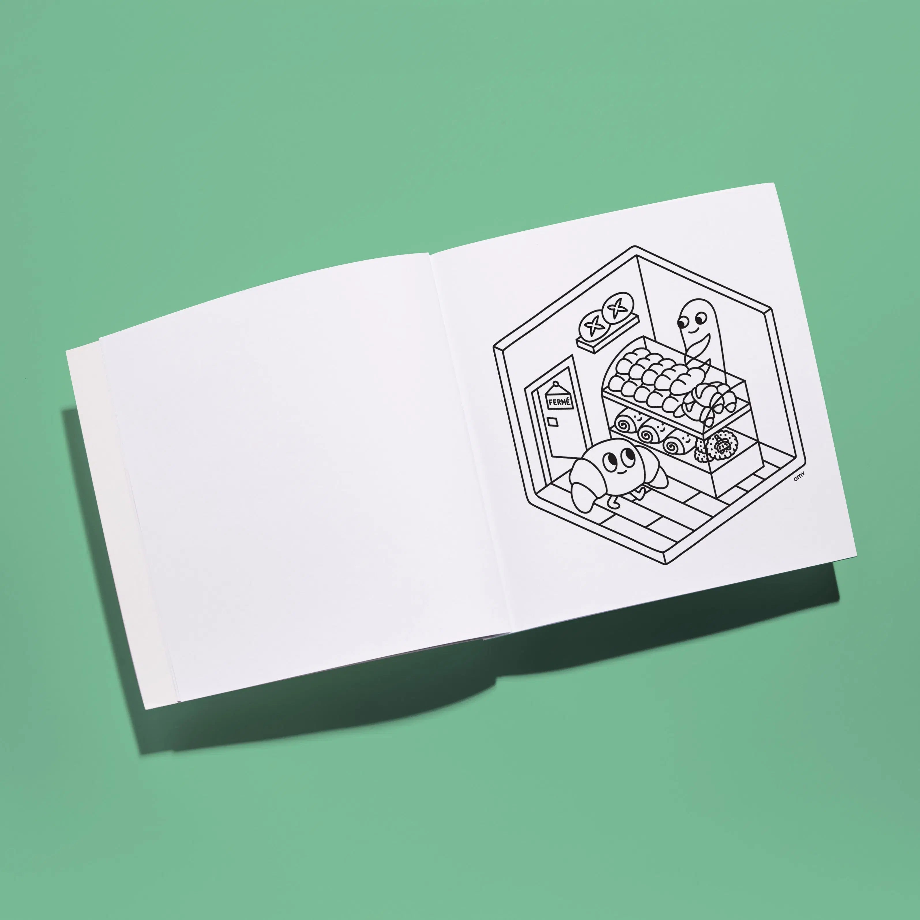 Carnet de coloriage Paris – 32 pages détachables
