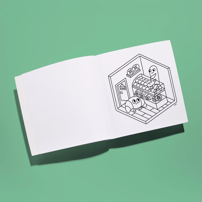 Carnet de coloriage Paris – 32 pages détachables