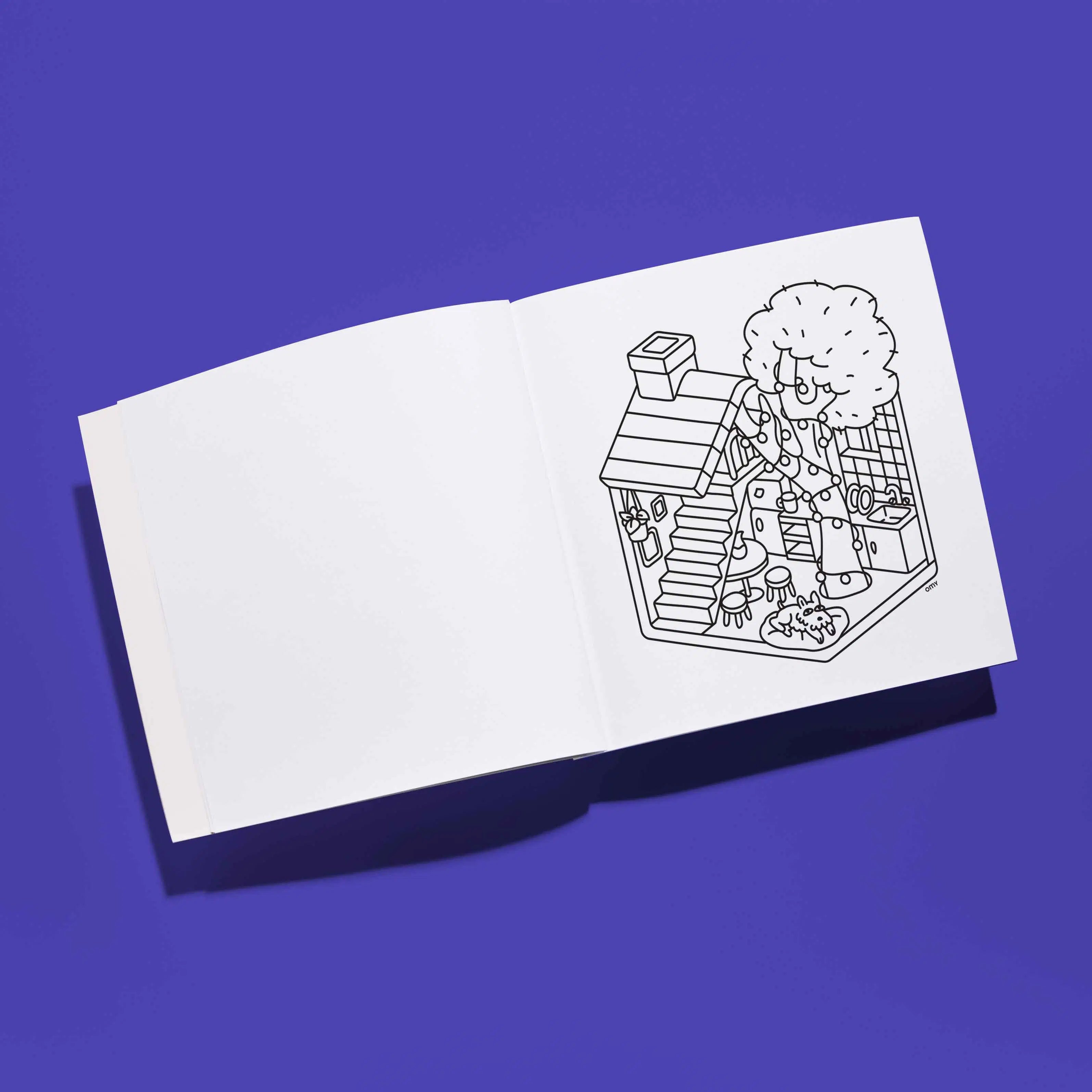 Carnet de coloriage Tiny House – 28 pages détachables