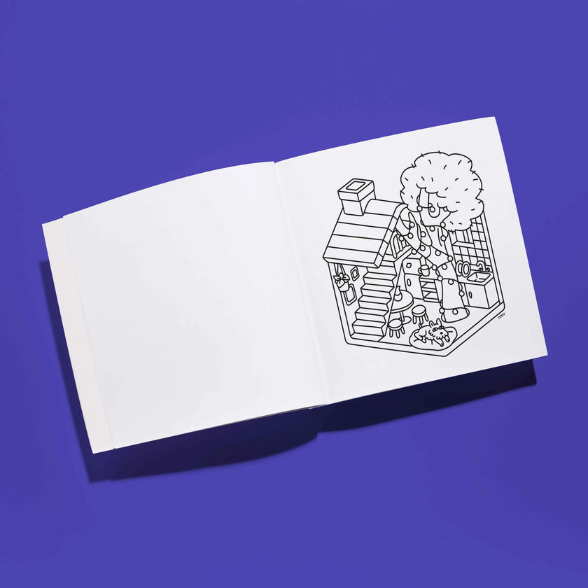 Carnet de coloriage Tiny House – 28 pages détachables