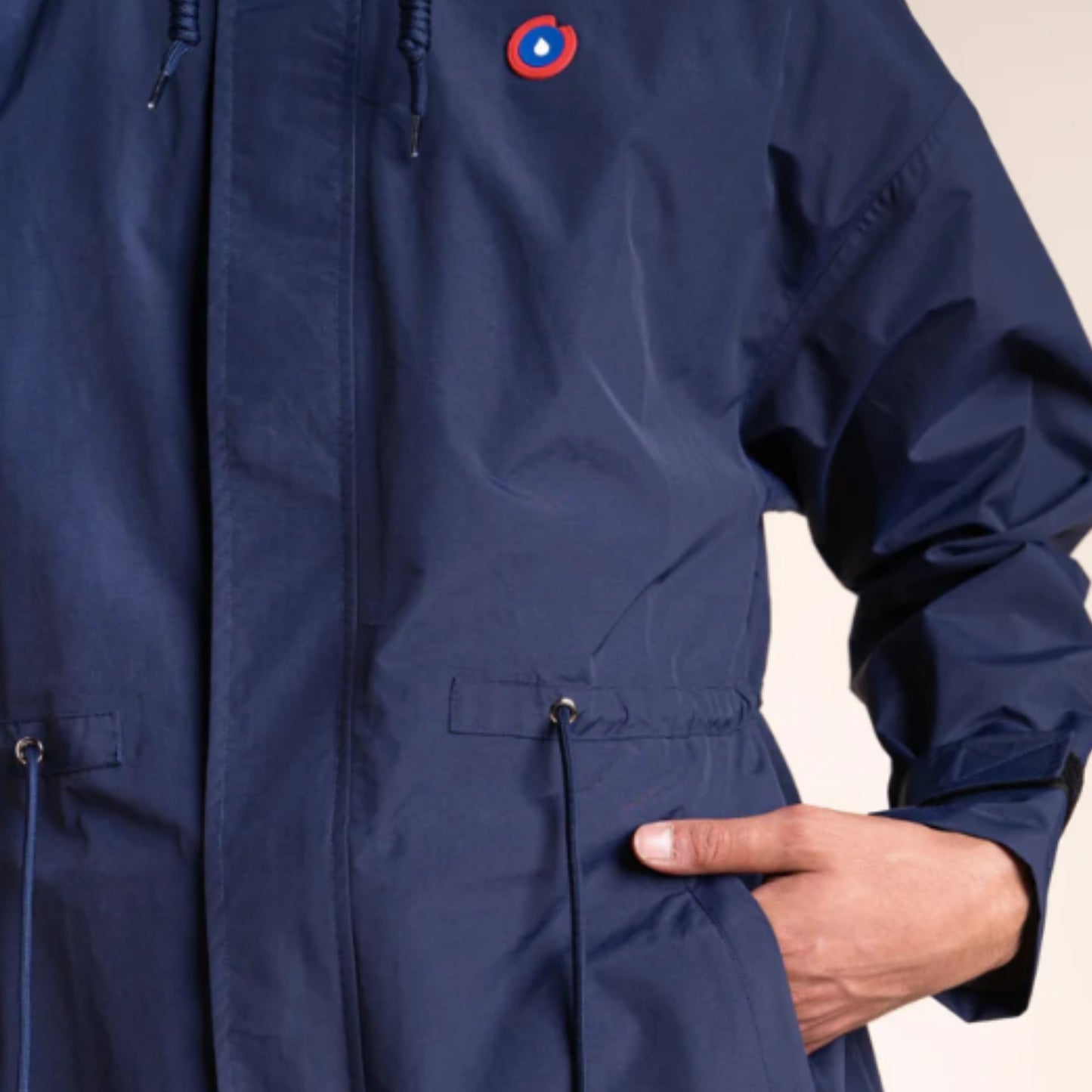 Flotte⎥Caumartin Bleu - Imperméable long oversize