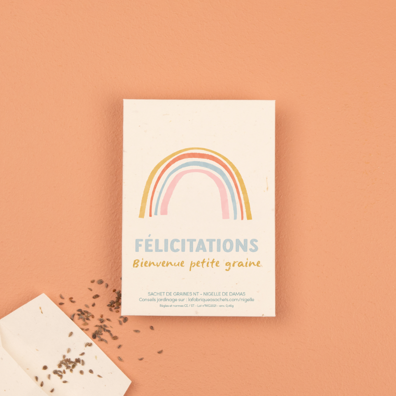 Bienvenue petite graine - Sachet de graines de Nigelle