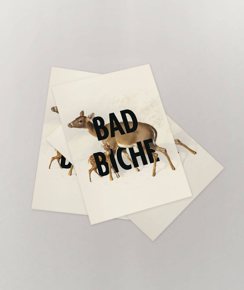 Cartes | Bad Biche | Cartes postales graphiques et Vintage