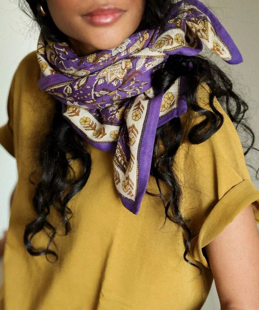 Grand Foulard | Manon Purple