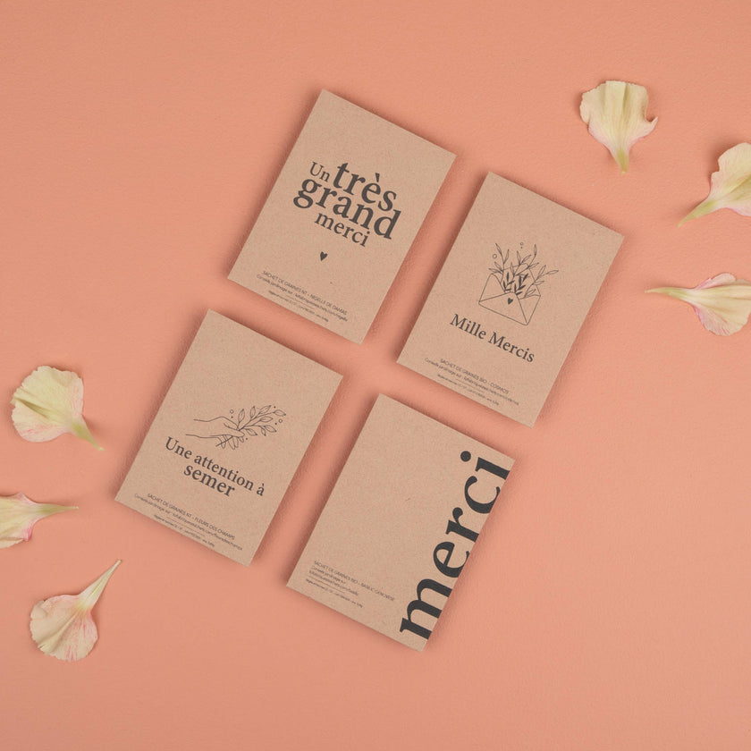Merci côté | Sachet de graines de Basilic