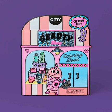 Carnet de coloriage Beauty Shop