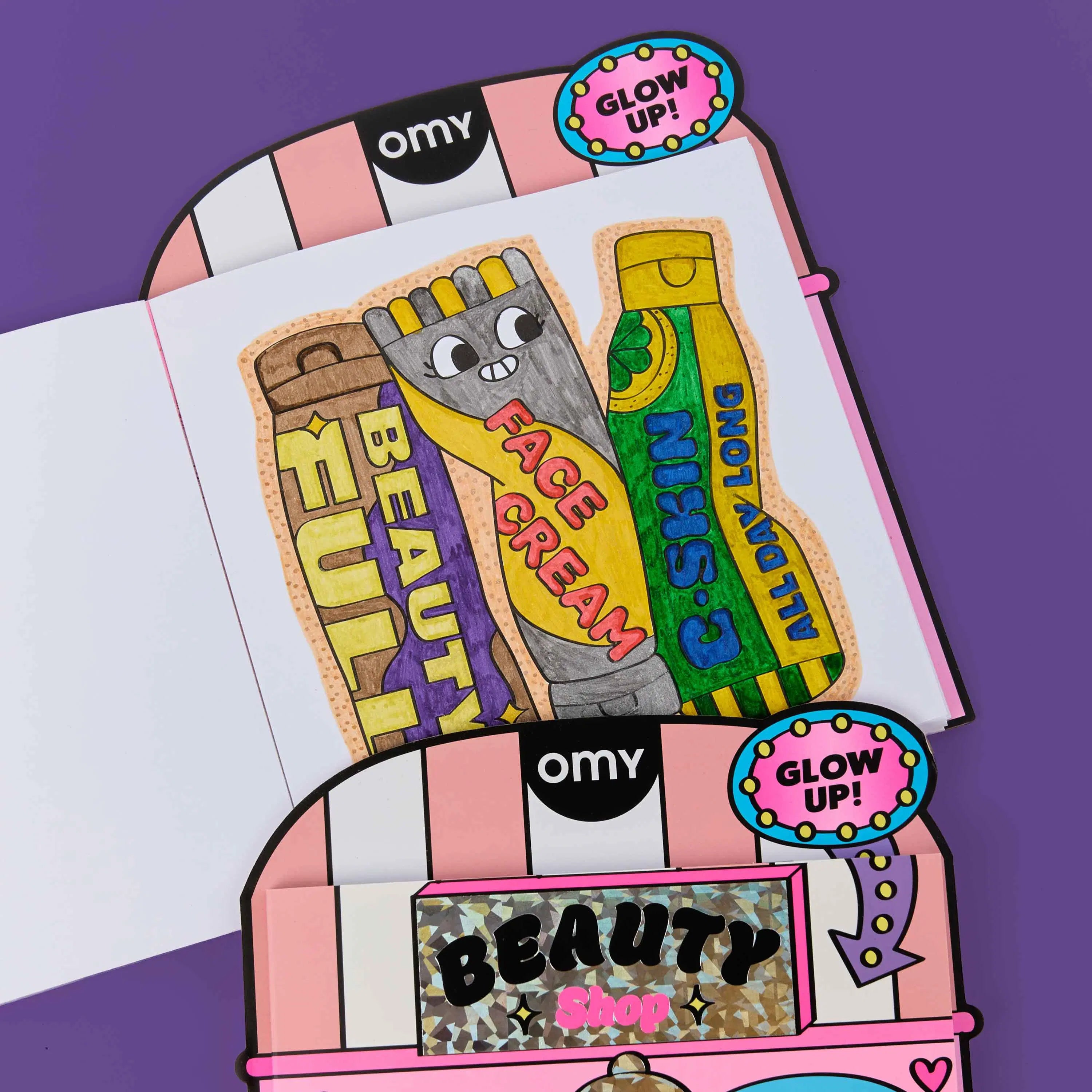 Carnet de coloriage Beauty Shop