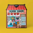 Carnet de coloriage Sushi Shop