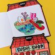 Carnet de coloriage Sushi Shop