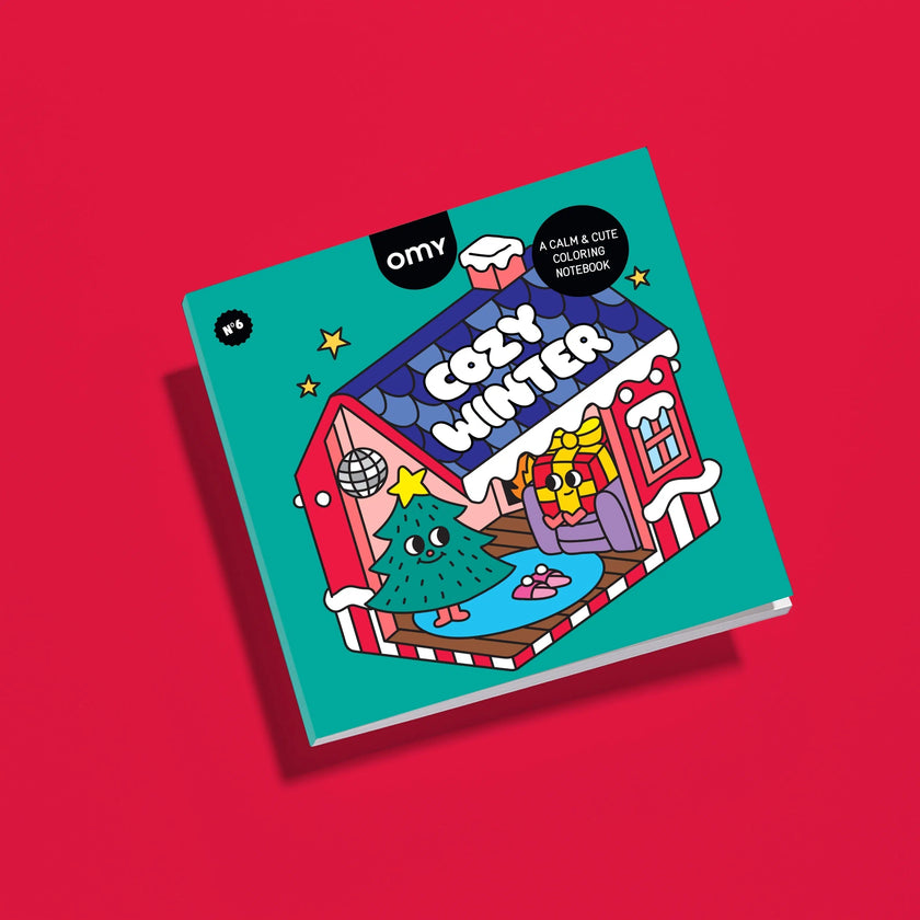 Carnet de coloriage Cozy Winter – 28 pages détachables