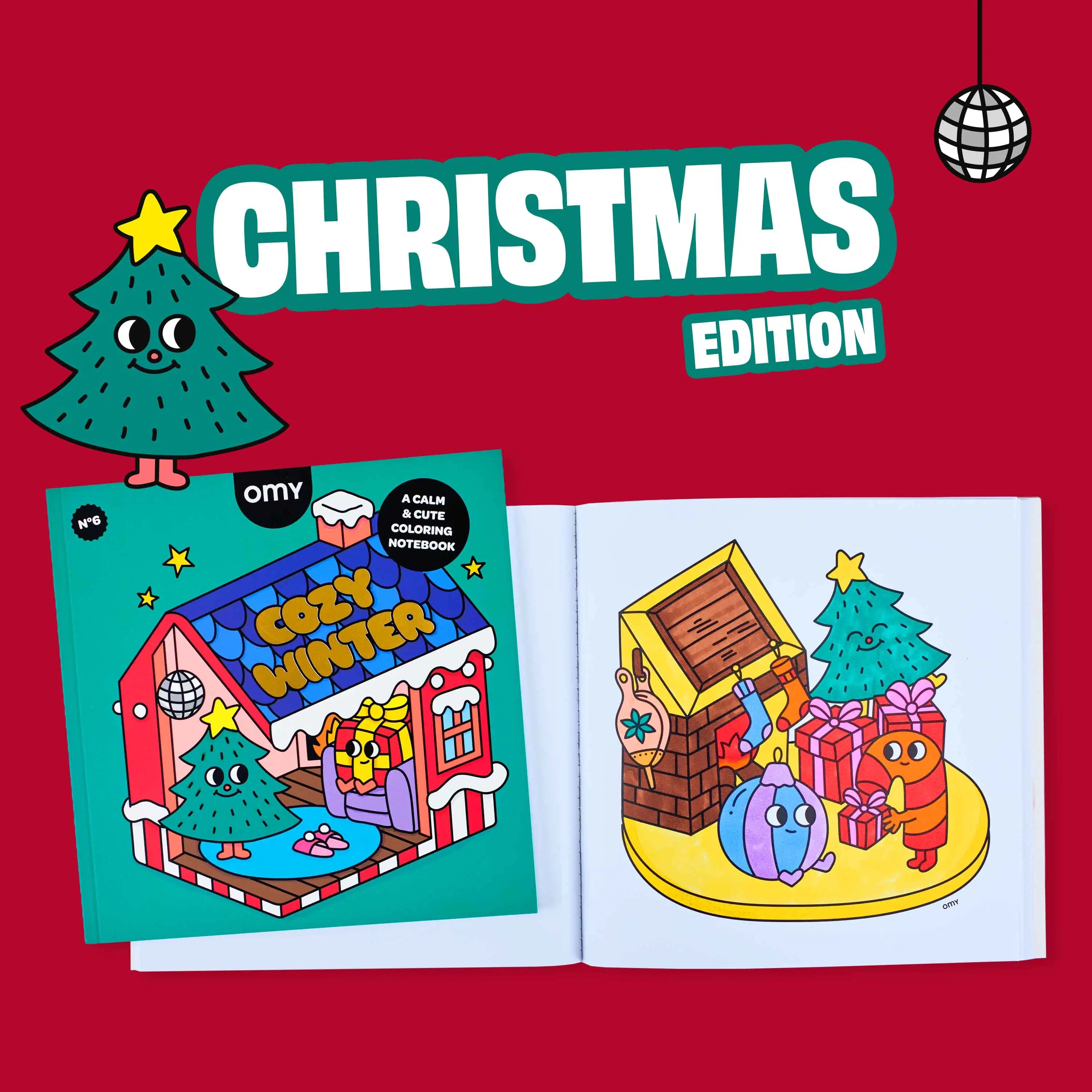 Carnet de coloriage Cozy Winter – 28 pages détachables