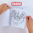 Carnet de coloriage Cozy Winter – 28 pages détachables
